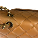 Chanel Caramel Brown Quilted Lambskin Large Shoulder Bag 2009