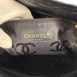 Chanel Black Patent Floral Cutout Tote (Patent Damaged) 2003