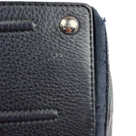 Saint Laurent Vintage Black Leather Top Handle Bag