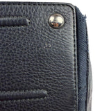 Saint Laurent Vintage Black Leather Top Handle Bag