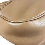 Gucci Vintage Tan Leather Medium Flap Shoulder Bag