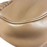 Gucci Vintage Tan Leather Medium Flap Shoulder Bag