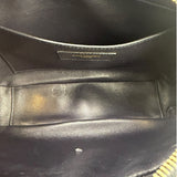 Saint Laurent YSL Beige Logo Print Crossbody Bag