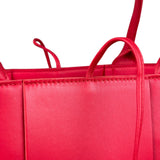 Bottega Veneta Red Leather Arco Tote Bag