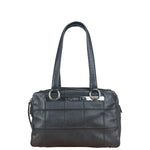 Chanel Black Leather Chocolate Bar Shoulder Bag 2004