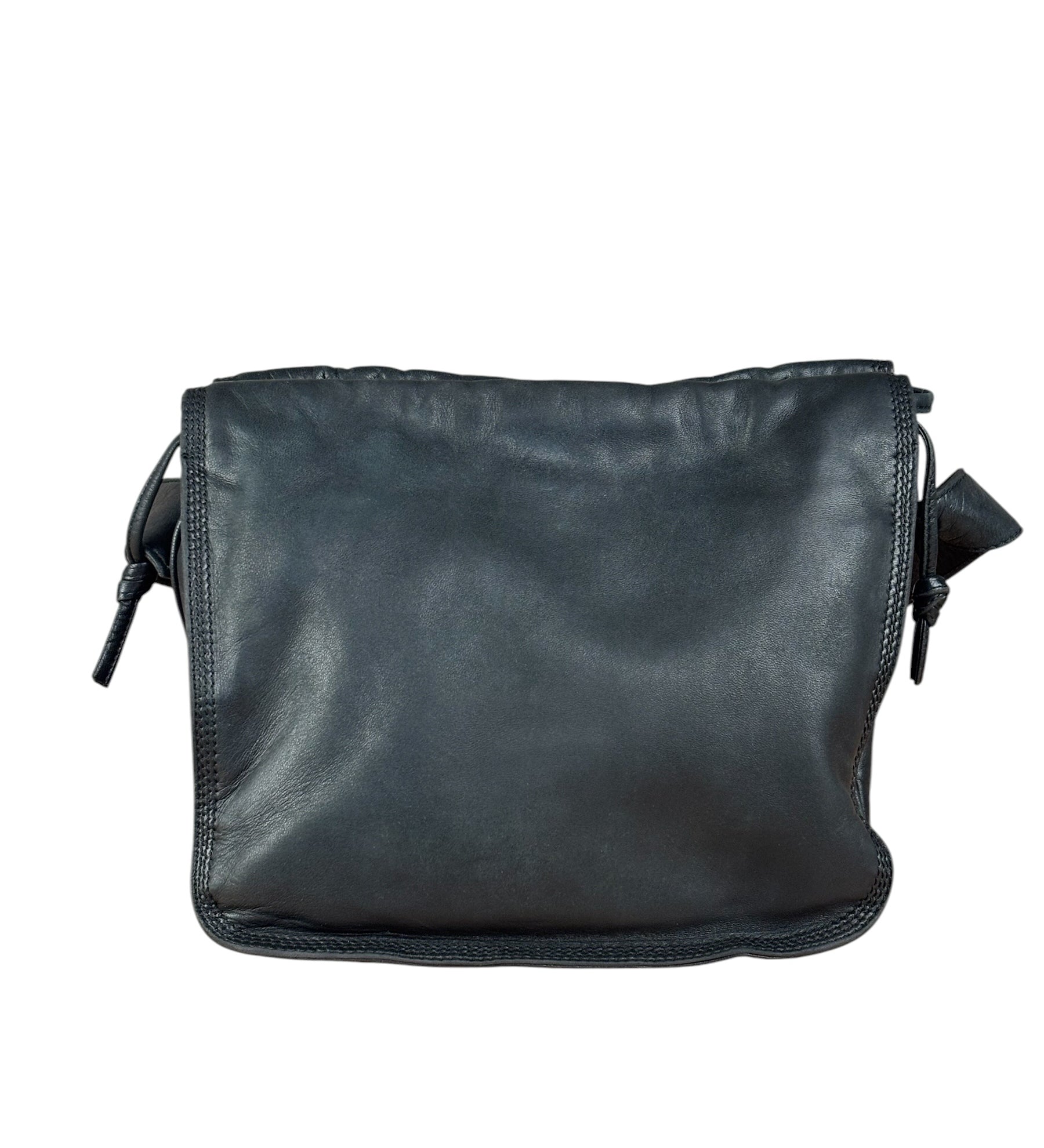 Loewe Black Anagram Logo Leather Crossbody