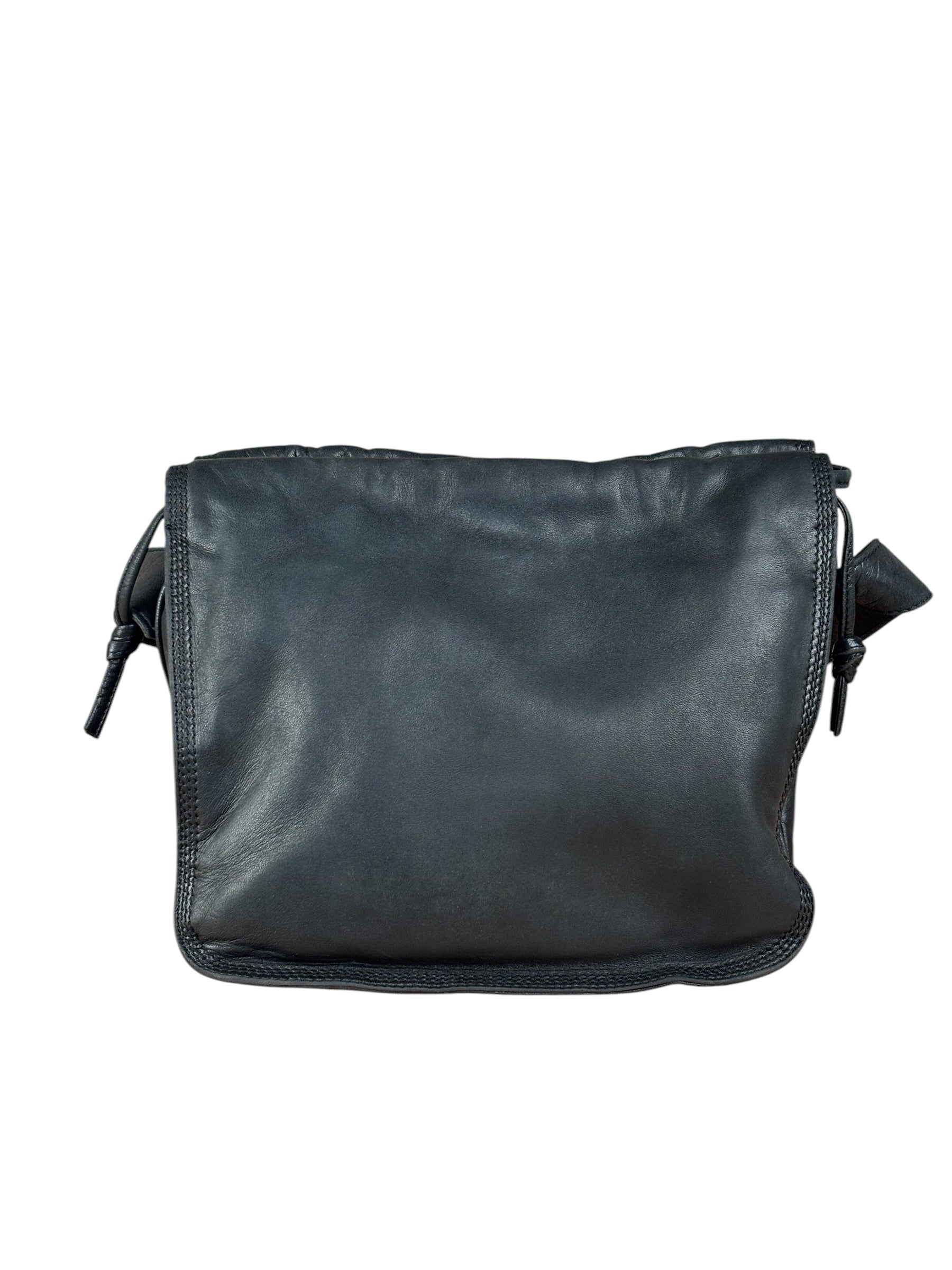 Loewe Black Anagram Logo Leather Crossbody