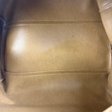 Christian Dior Vintage Beige Honeycomb Boston Bag