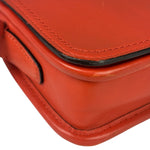 Coach Coral Red Leather Legacy Penny Shoulder Bag