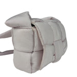 Bottega Veneta Light Pink Mini Padded Nylon Cassette Bag