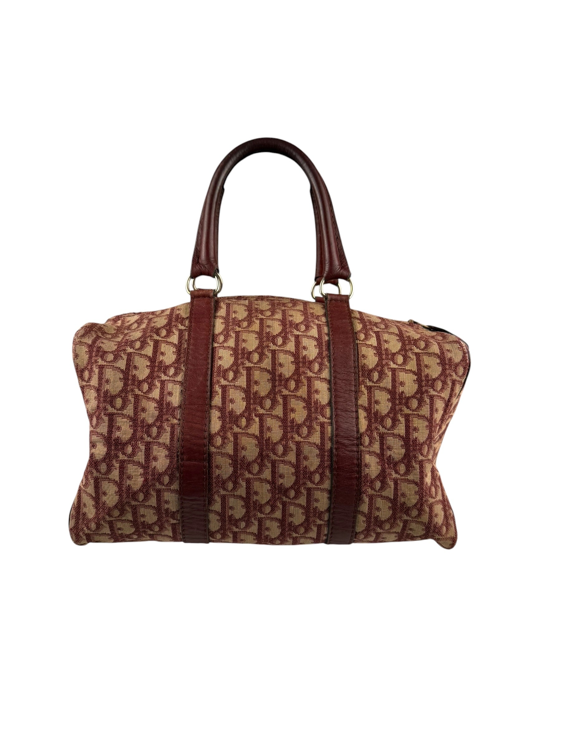Christian Dior Vintage Monogram Trotter Boston Handbag
