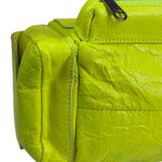 Balenciaga Fluo Yellow Leather Super Busy XS Sling Bag