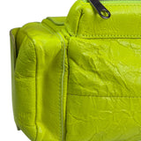 Balenciaga Fluo Yellow Leather Super Busy XS Sling Bag