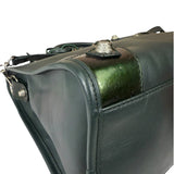Balenciaga Green Calfskin Metallic Trim Giant 12 City Bag
