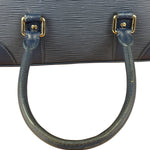 Louis Vuitton Navy Blue Leather Epi Segur Handbag PM