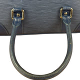 Louis Vuitton Navy Blue Leather Epi Segur Handbag PM