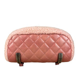 Chanel Paris-Salzburg Pink Shearling Mountain Backpack 2015