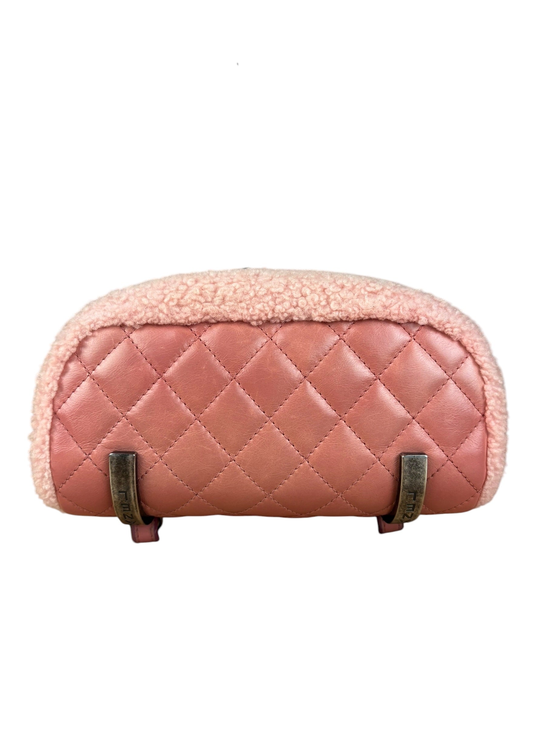Chanel Paris-Salzburg Pink Shearling Mountain Backpack 2015