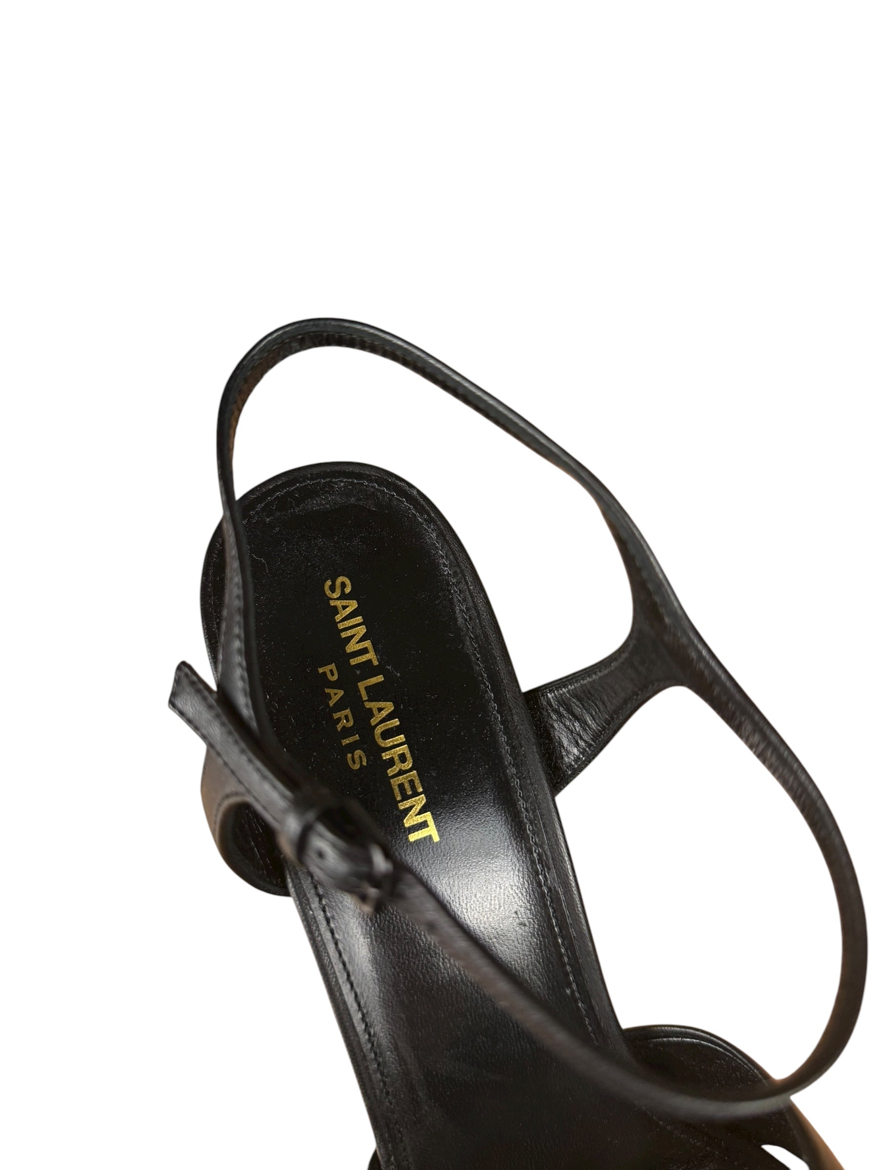 YSL 145MM Leather Platform Pumps