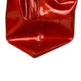 Chanel Red Patent CC Crystal Bon Bon Chain Tote