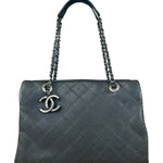 Chanel Navy Edinburgh Chic Chain Tote 2013