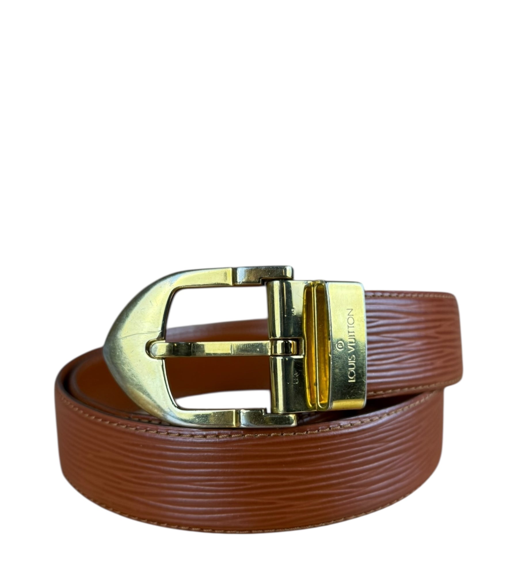 Louis Vuitton Brown Epi Belt