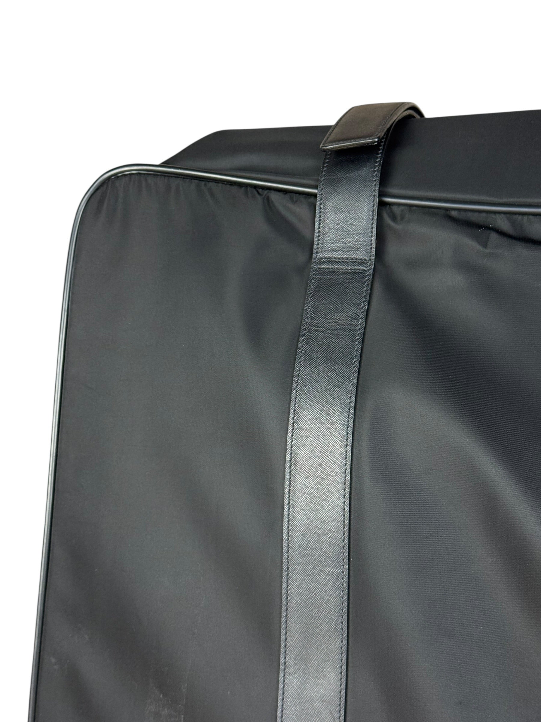 Prada Nylon Saffiano Travel Suitcase