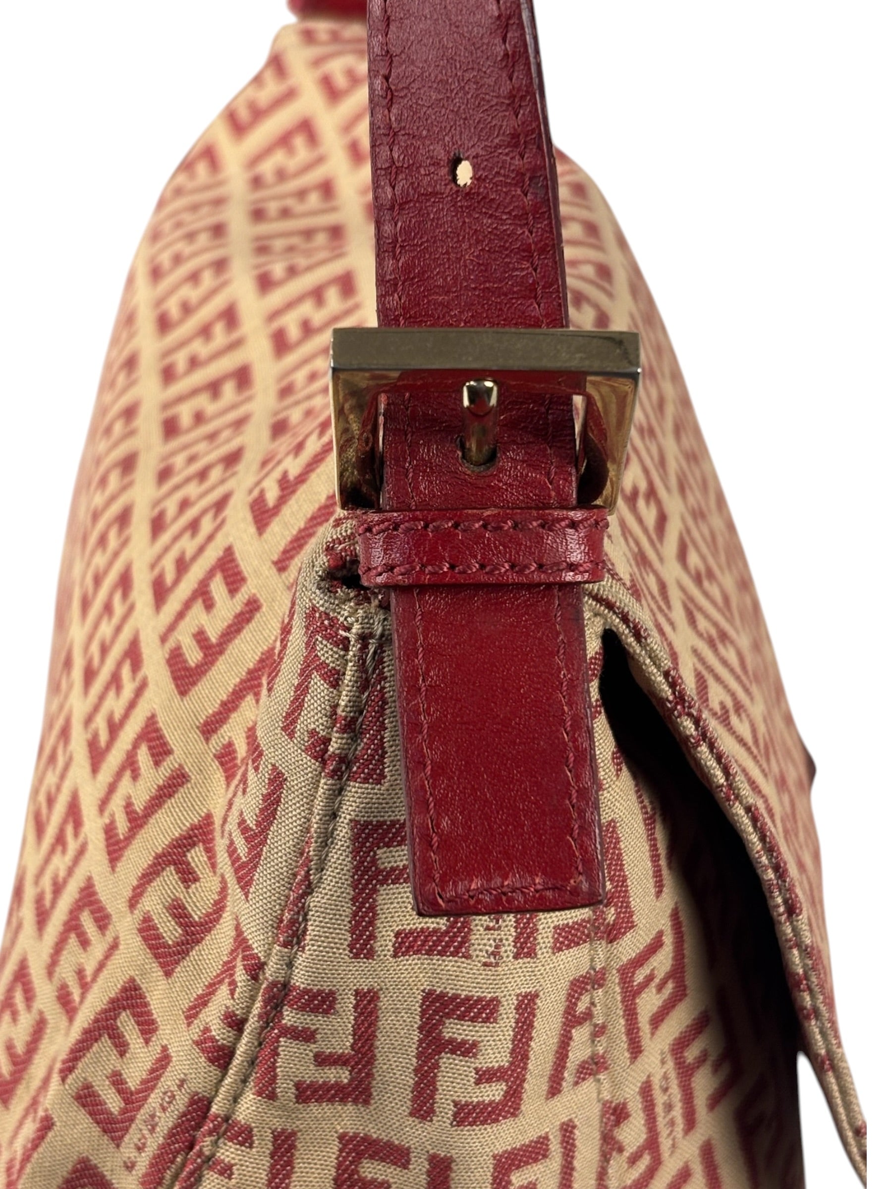 Fendi Vintage Red FF Mamma Baguette