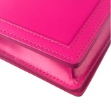 Versace Pink Leather Greca Goddess Flap Wallet-On-Chain