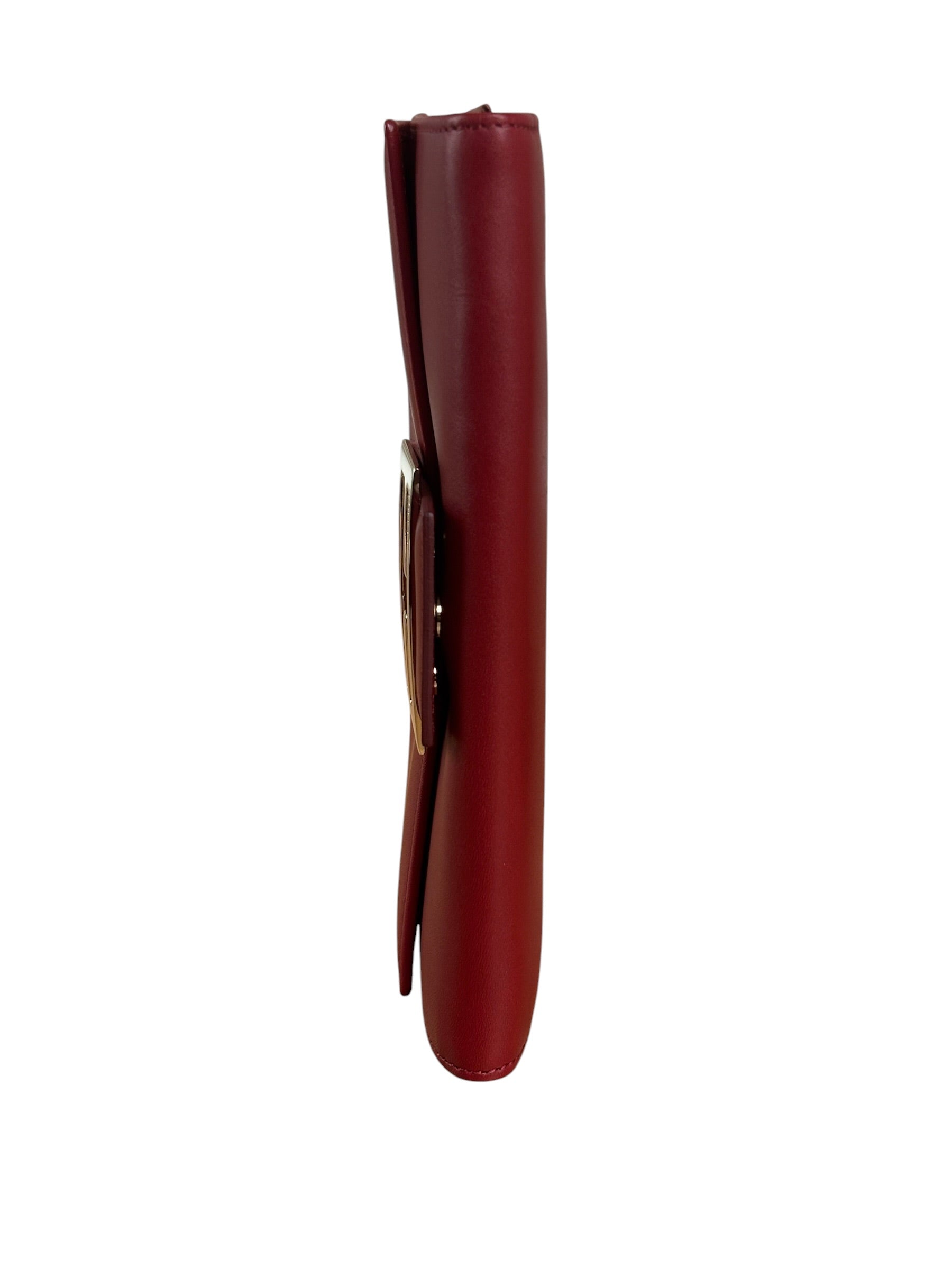 Fendi Red Leather Long Wallet