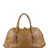 Loewe Brown Leather Senda Top Handle Bag