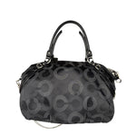 Coach Vinatge Madison Dotted Op Art Sophia Satchel Two-Way Bag