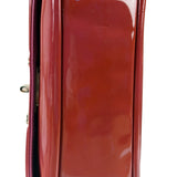Chanel Burgundy Patent Leather Mademoiselle Bijoux Chain Flap Bag 2008