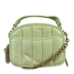 Coach Lime Nappa Leather Top Handle Bag