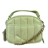 Coach Lime Nappa Leather Top Handle Bag