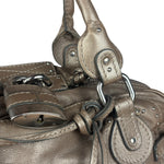 Chloe Metallic Taupe Vintage Paddington