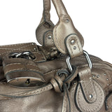 Chloe Metallic Taupe Vintage Paddington
