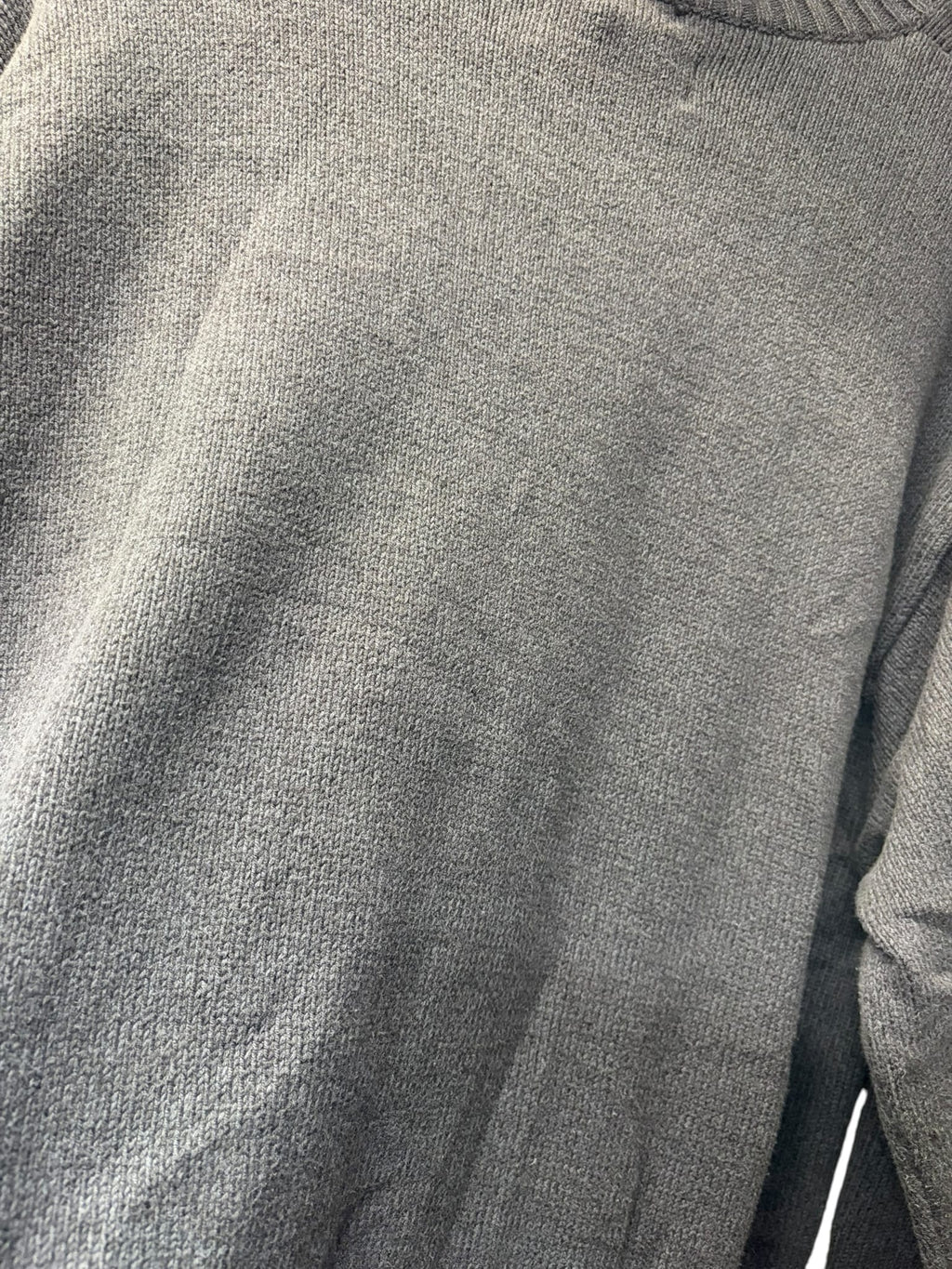 Vintage Chaps by Ralph Lauren Chenille Turtleneck Knit Sweater Grey