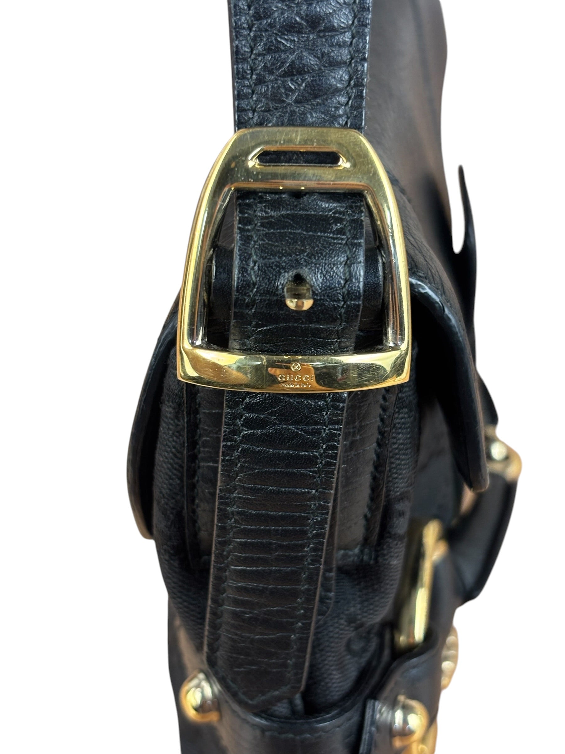 Gucci Vintage Horsebit Shoulder Bag