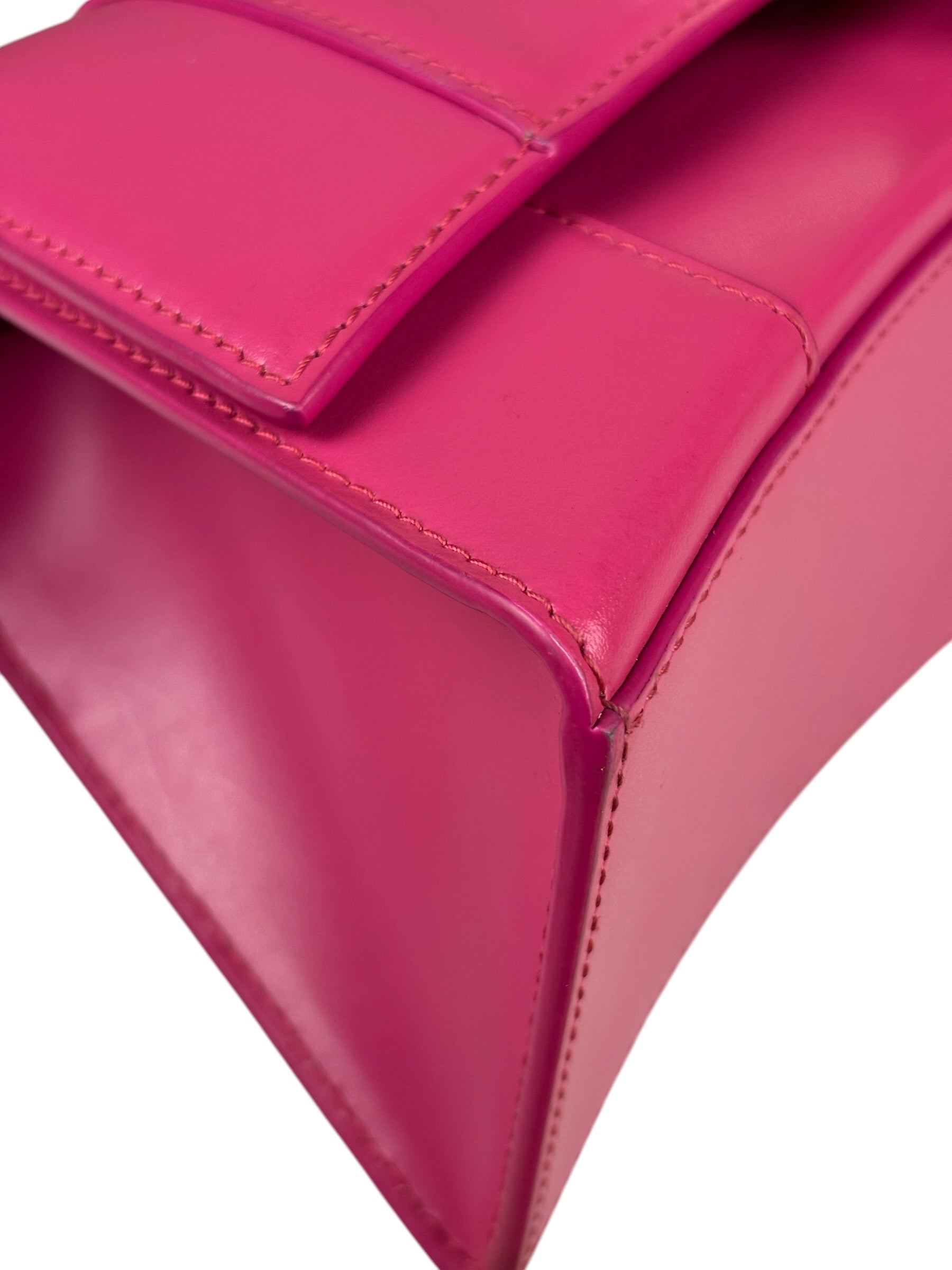 Balenciaga Pink Leather Hourglass Two-Way Bag