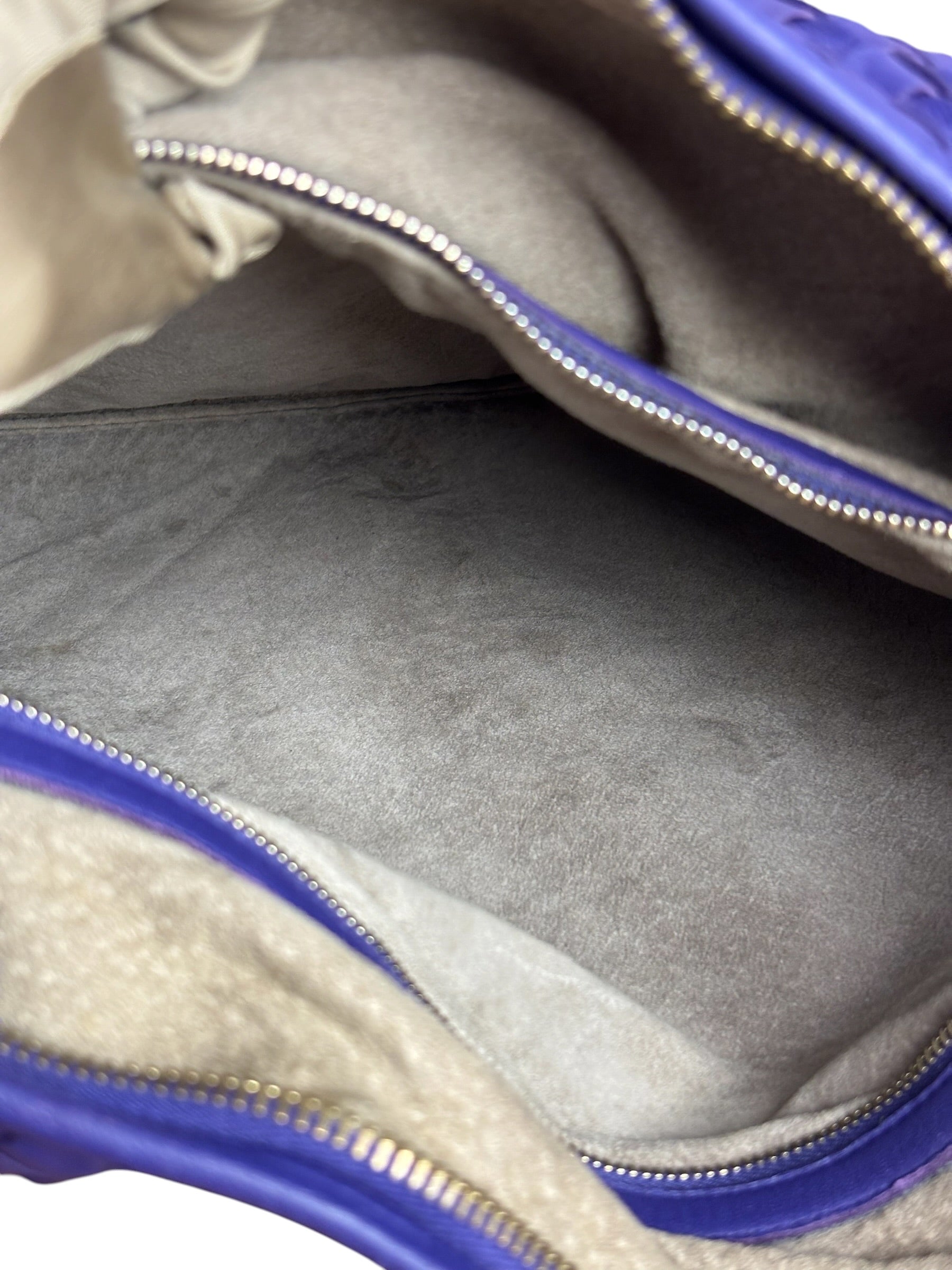 Bottega Veneta Purple Intrecciato Hobo Bag