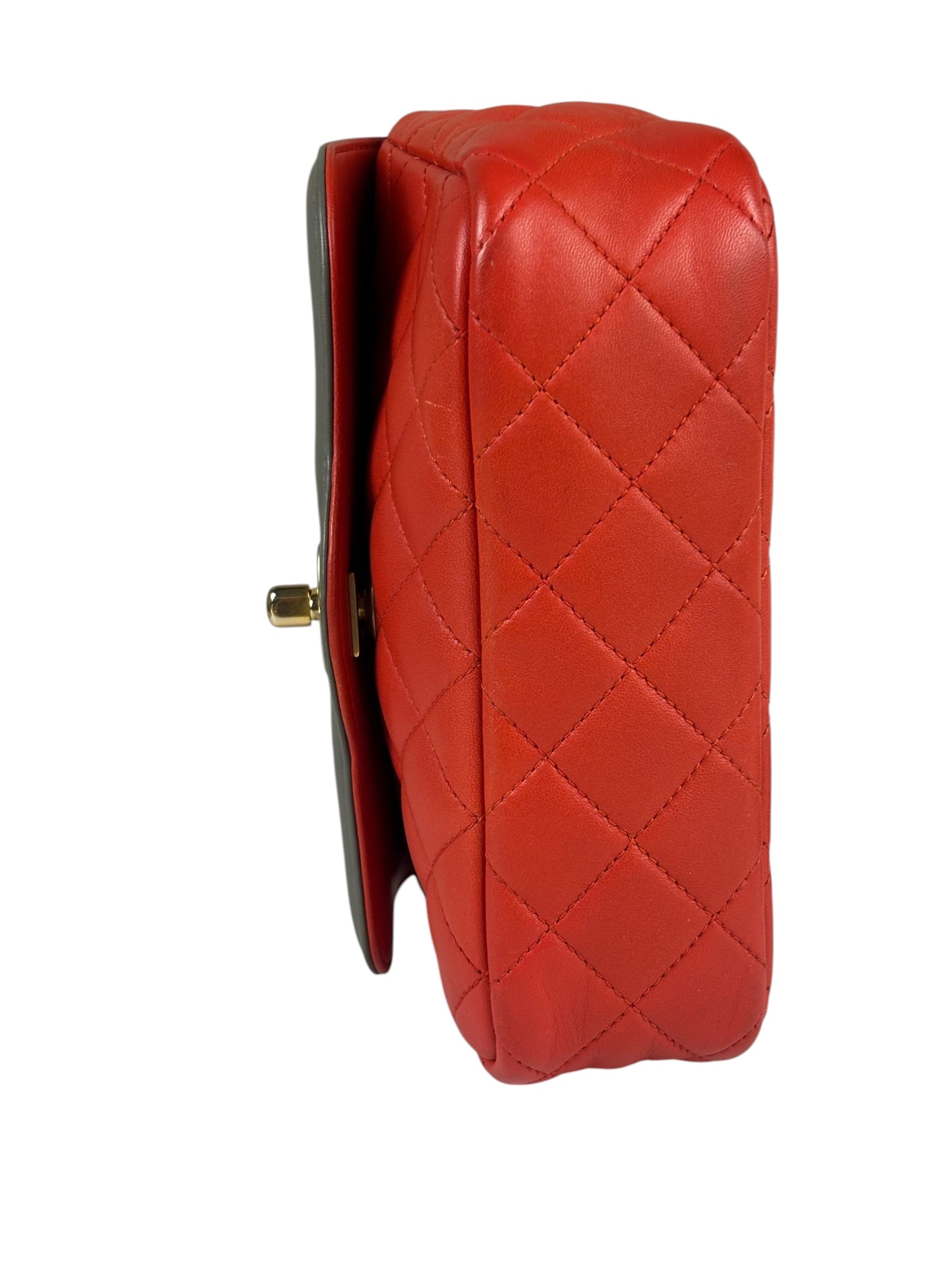 Chanel Two Tone Lambskin Mini Day Flap