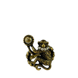 Gucci Faux Pearl Monkey Ring