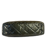 Chanel Green Quilted Patent Leather Reissue XL Tote 2011