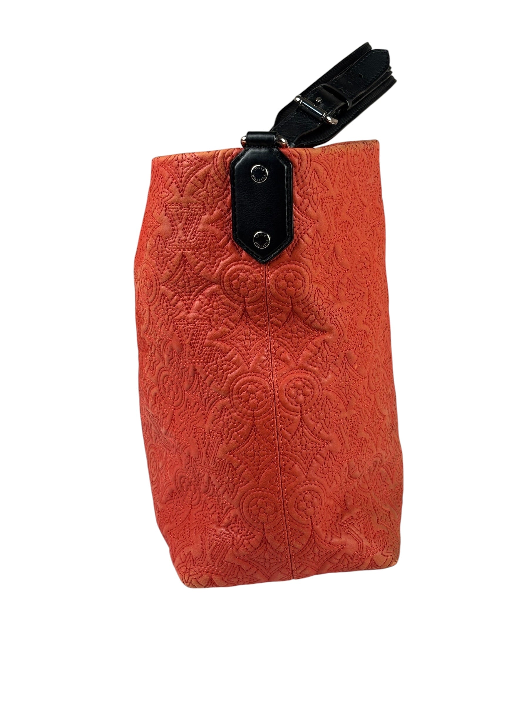 Louis Vuitton Red Antheia Hobo PM