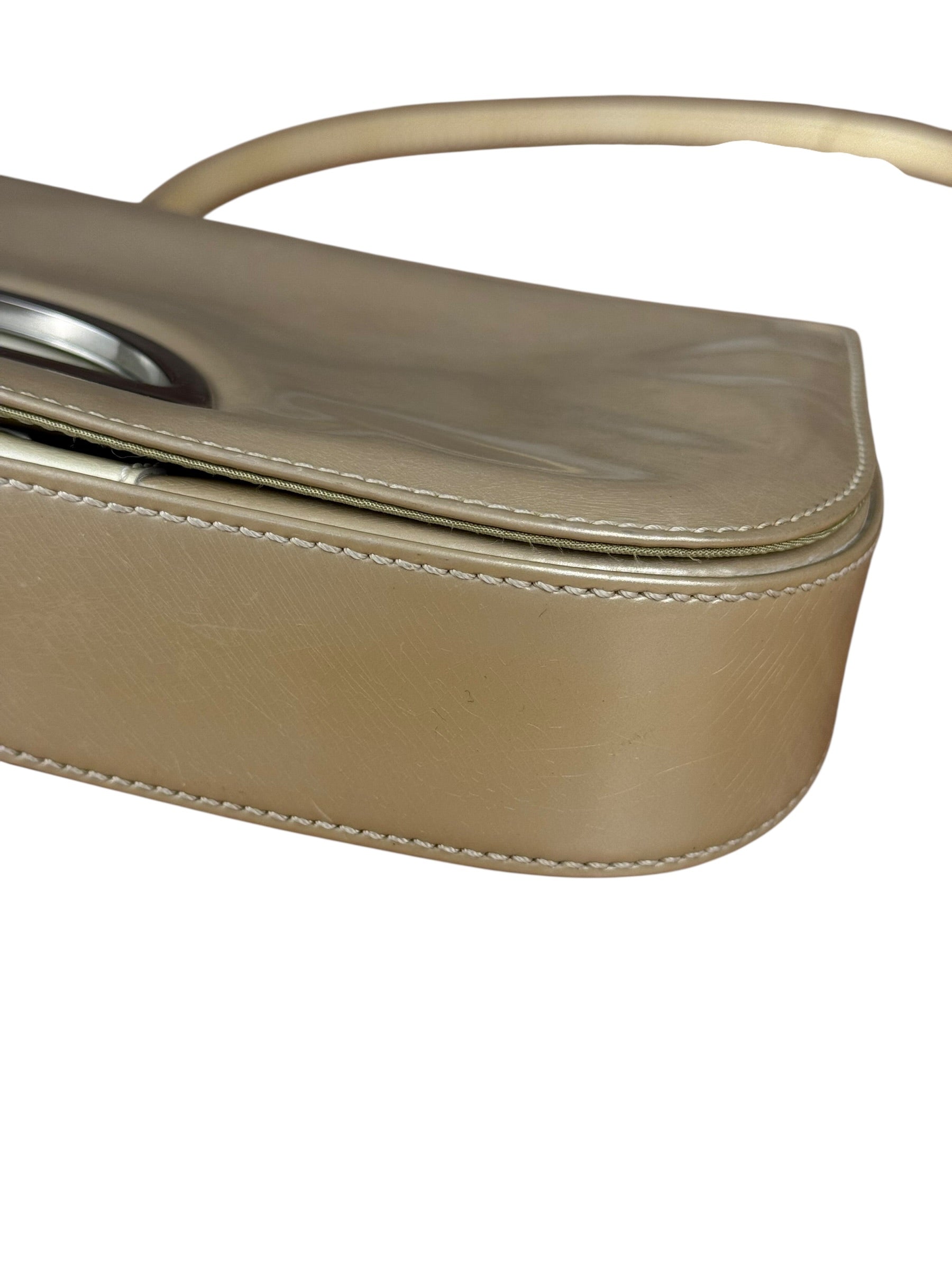Christian Dior Vintage Patent Leather Malice Shoulder Bag