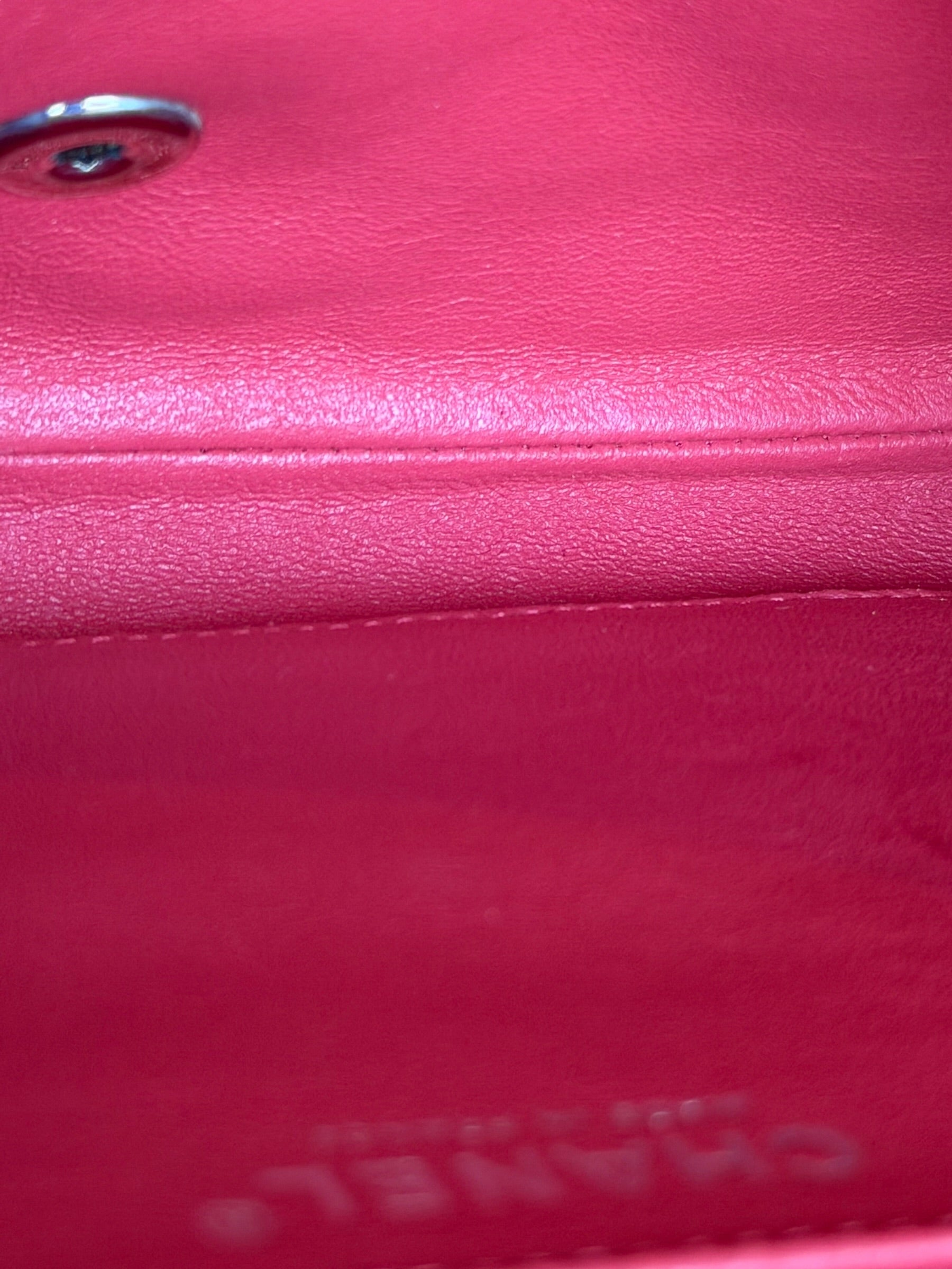 Chanel Coral Pink Matte Quilted Caviar Flap Shoulder Bag 2012