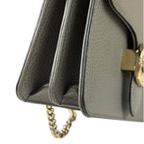 Gucci Grey Calfskin Interlocking Small G Shoulder Bag