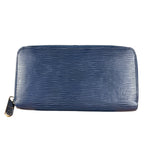 Louis Vuitton Navy Epi Long Zippy Wallet
