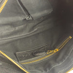 Balenciaga Black Lambskin Moto City Two-Way Bag